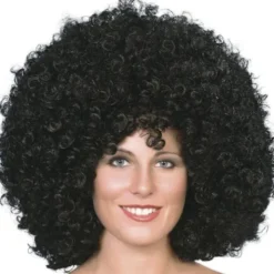 Afro Peruk Svart