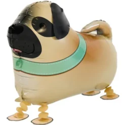 Airwalker Mops Hund Folieballong