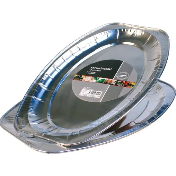 Aluminium Serveringsfat Silver 43 cm