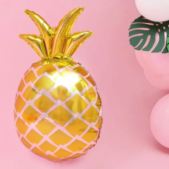 Ananas Guld Folieballong