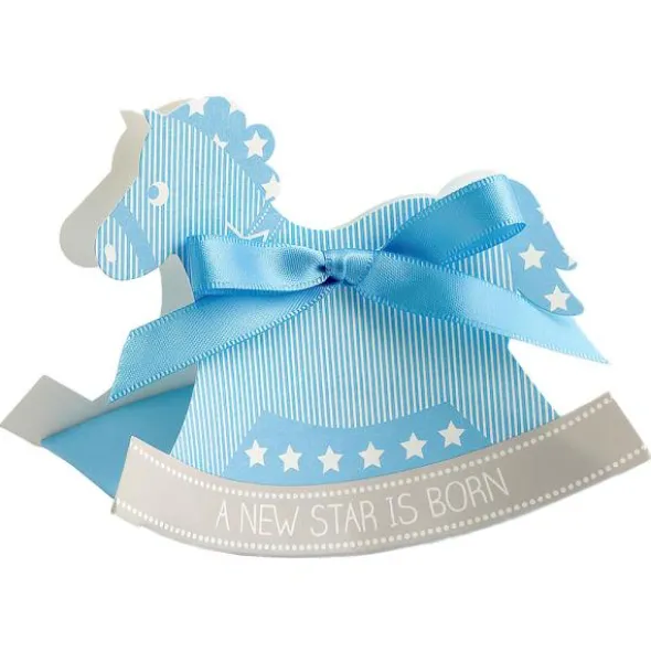 A New Star Presentaskar Gunghäst Ljusblå