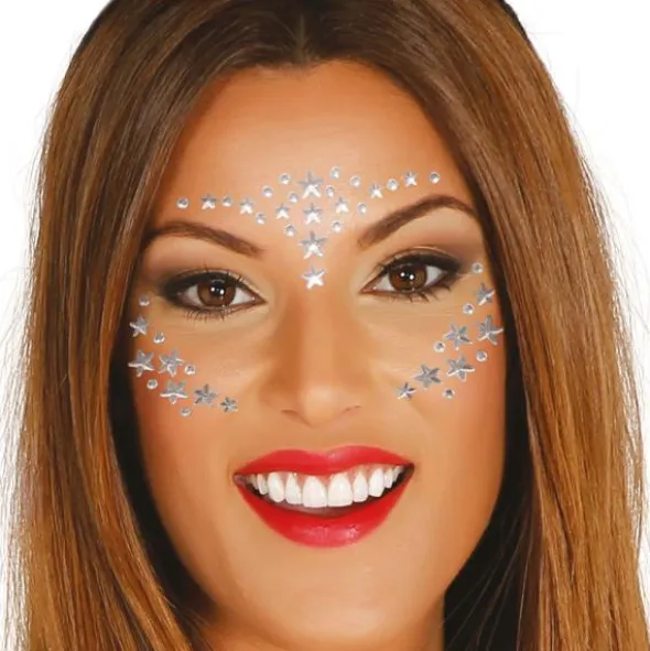 Ansiktssmycken Stars