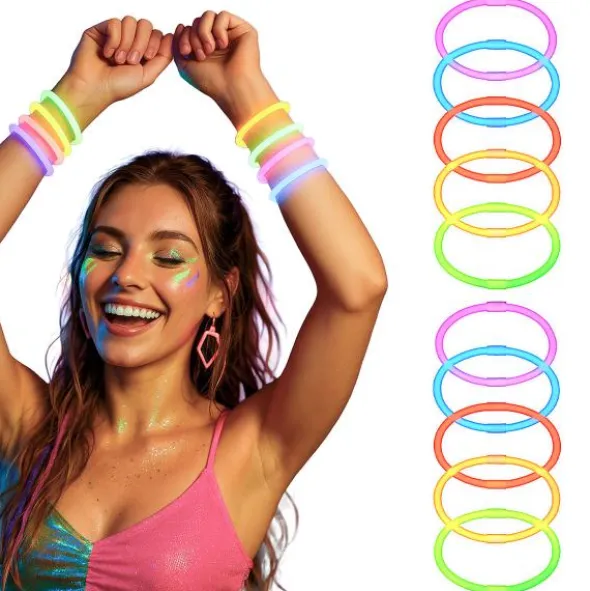 Armband Självlysande Neon (100-pack)