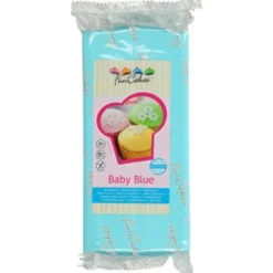 Babyblå Sockerpasta 1kg