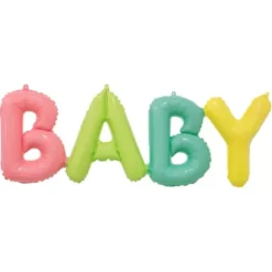 Baby Folieballong Pastell