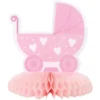 Baby Girl Bordsdekoration Barnvagn