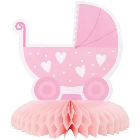 Baby Girl Bordsdekoration Barnvagn