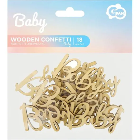 Baby Konfetti Trä