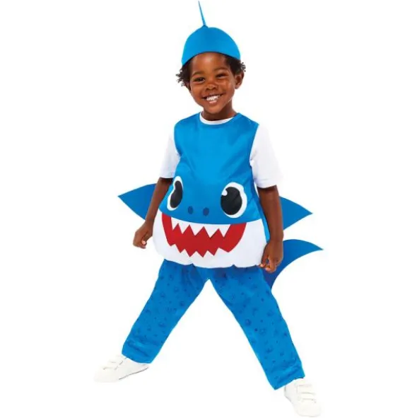 Baby Shark Dräkt Blå (1-2 år (80-92 cm))