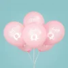 Babyshower Ballonger Elefant Rosa