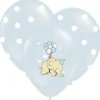 Baby Shower Ballonger Elephant Mix Blå