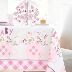 Babyshower Bordsdekoration Elefant Rosa