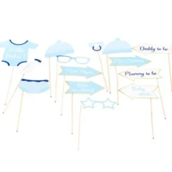 Baby Shower Boy Fotoprops 11-pack