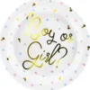 Baby Shower Boy or Girl Papptallrikar