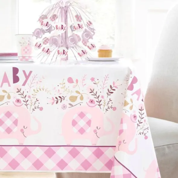 Babyshower Folieballong Elefant Rosa