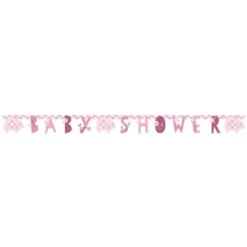 Babyshower Girlang Elefant Rosa