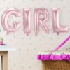 Baby Shower Girl Ballonger Folie