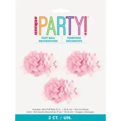 Babyshower Hängande Dekorationer Elefant Rosa