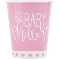 Baby Shower Muggar Ljusrosa