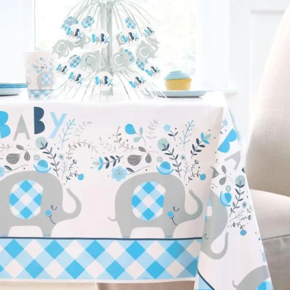 Babyshower Presentpåse Elefant Blå