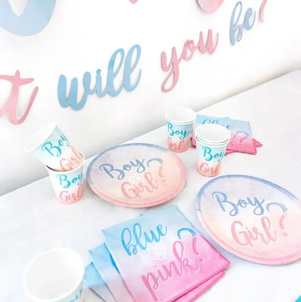 Babyshower Set Boy or Girl 35-pack