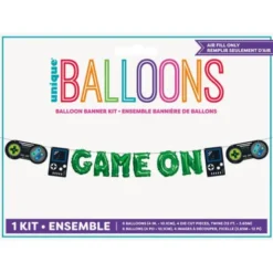 Ballong Banderoll Game On