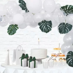 Ballongbåge Kit Vit & Pärlvit