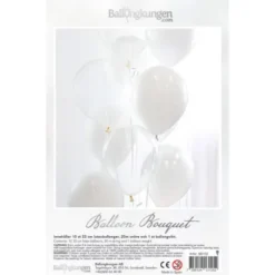 Ballongbukett Vit