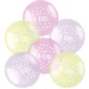 Ballonger Happy B-Day Pastell Mix Rosa