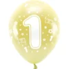 Ballonger Metallic Guld Happy B-day 1