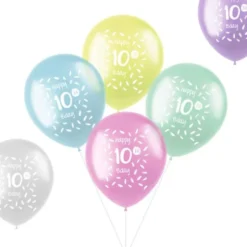 Ballonger Pastell Happy Bday 10