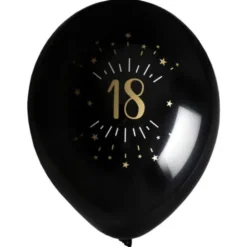 Ballonger 18 År Birthday Party Guld