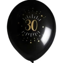 Ballonger 30 År Birthday Party Guld