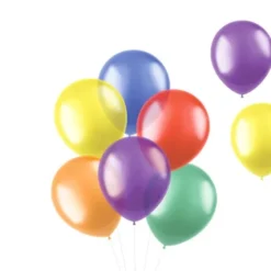 Ballonger Transparent Färg Mix
