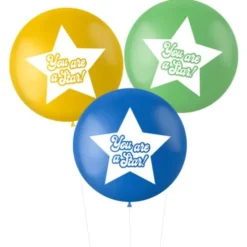 Ballonger XL You Are A Star Blå/Grön/Gul
