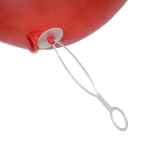 Ballongförslutare Transparent 10-pack