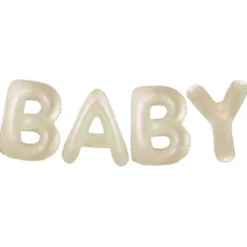 Ballonggirlang Baby Krämfärgad