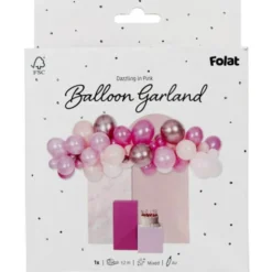 Ballonggirlang Dazzling Pink 62-pack