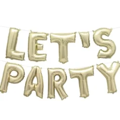 Ballonggirlang Let's Party Guld