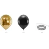 Ballonggirlang Svart och Guld