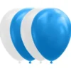 Ballongmix Blå/Vit 10-pack