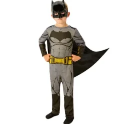 Batman Maskeraddräkt Grå Barn Large (7-8 år (128 cm))
