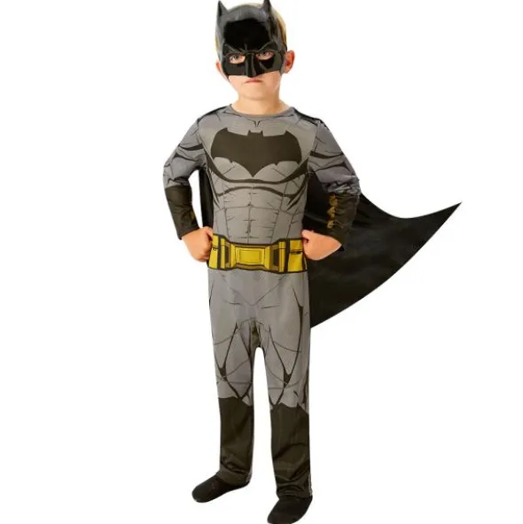 Batman Maskeraddräkt Grå Barn Large (7-8 år (128 cm))