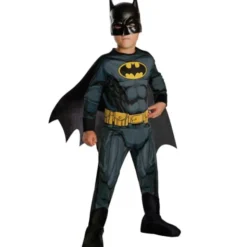 Batman Svart Maskeraddräkt Barn Large (Large (8-10 år))