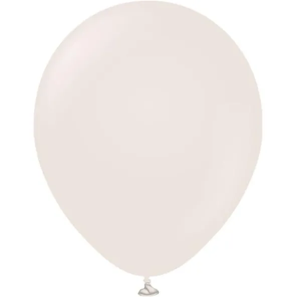 Beige Latexballonger White Sand (10-pack)
