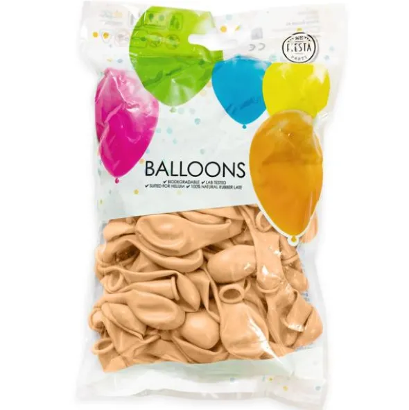 Beige Miniballonger Nude 100-pack