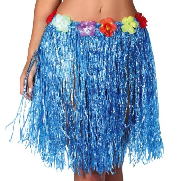 Blå Hawaii Hula Kjol