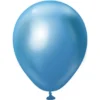 Blå Mini Chrome Ballonger (25-pack)