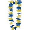 Blomhalsband Gul/Blå 100 cm