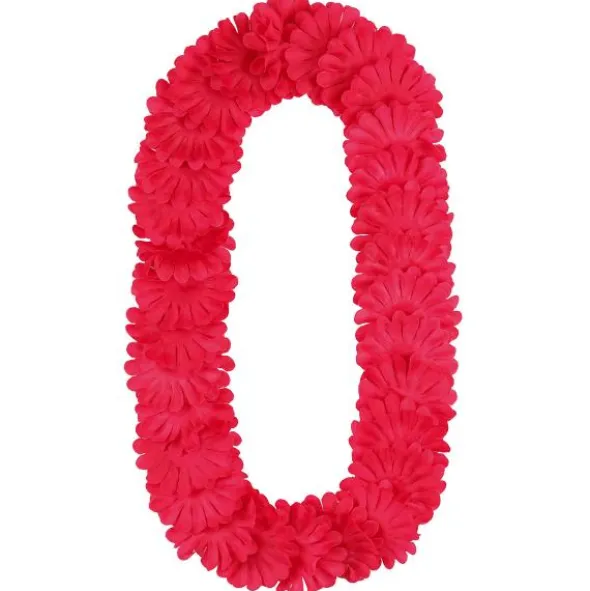 Blomhalsband Mörkrosa 120 cm
